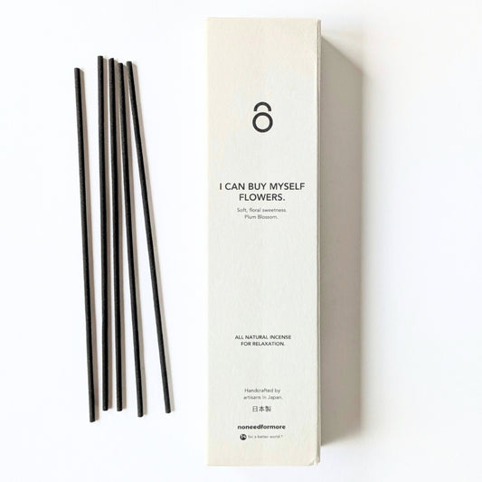 Natural Incense Sticks Low Smoke - "I Can Buy Myself Flowers"