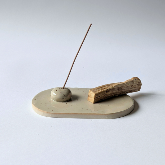 Handmade Incense & Palo Santo Holder - Oval