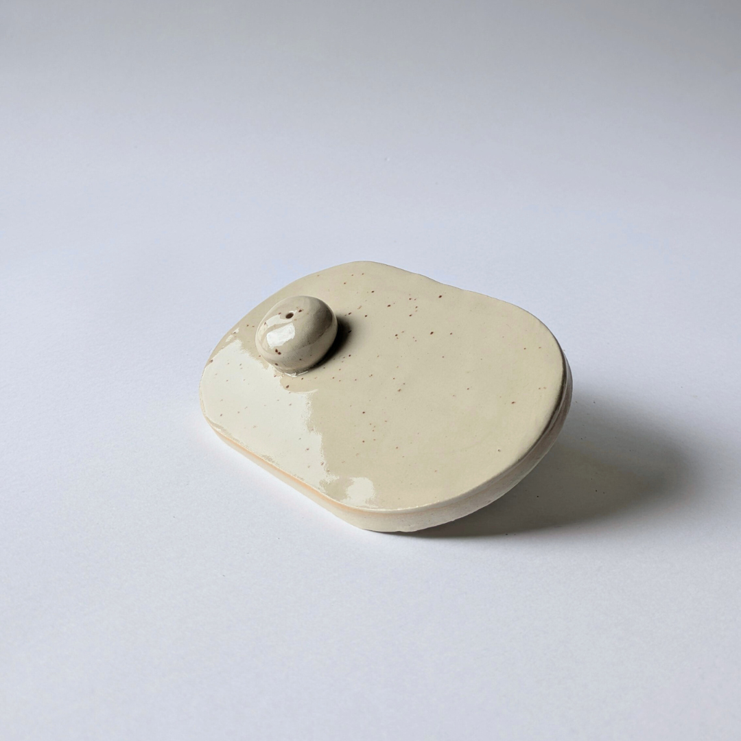 Handgefertigter Räucherstäbchenhalter Palo Santo Halter Keramik - Oval