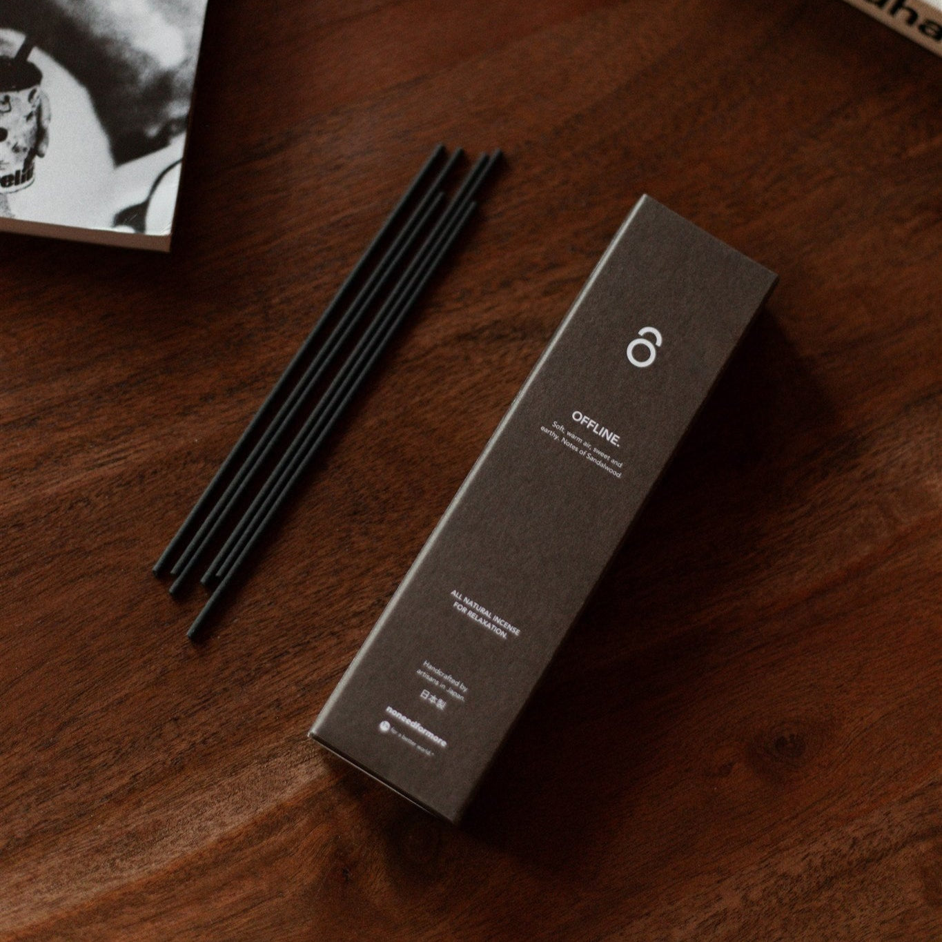 Duo - Pebble Incense Holder & Natural Incense Sticks "Offline"
