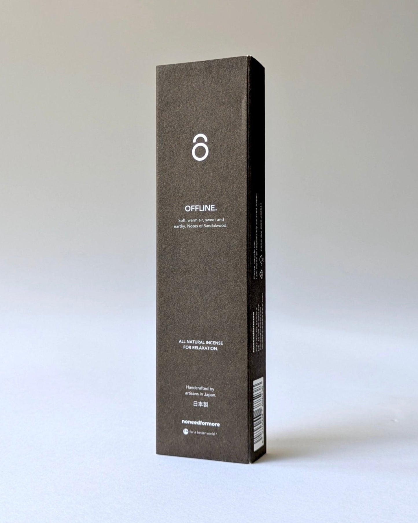 Duo - Pebble Incense Holder & Natural Incense Sticks "Offline"