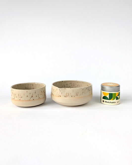 Premium Matcha Set noneedformore x Matchakin - Dots Glossy