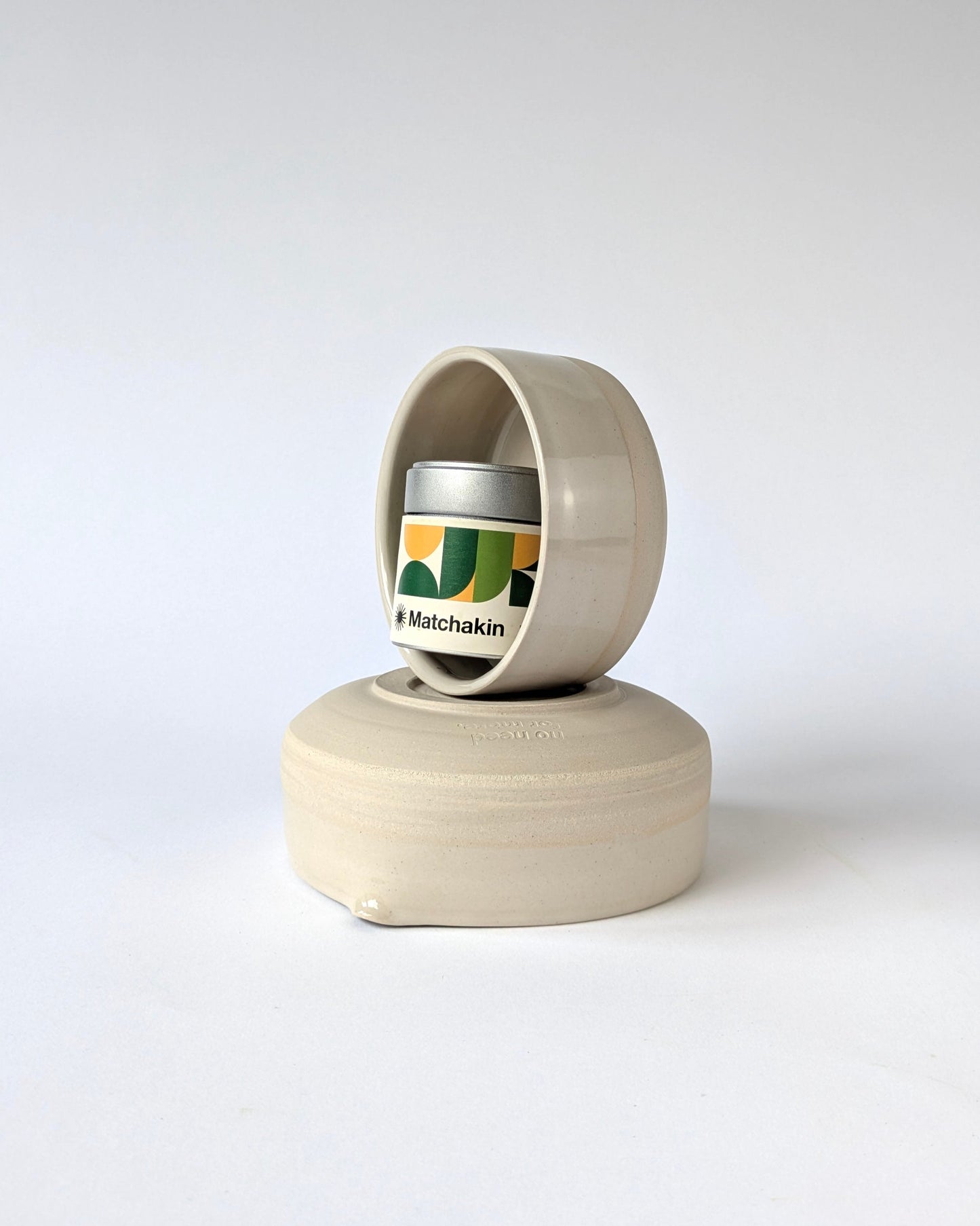 Premium Matcha Set noneedformore x Matchakin - Natural Clay