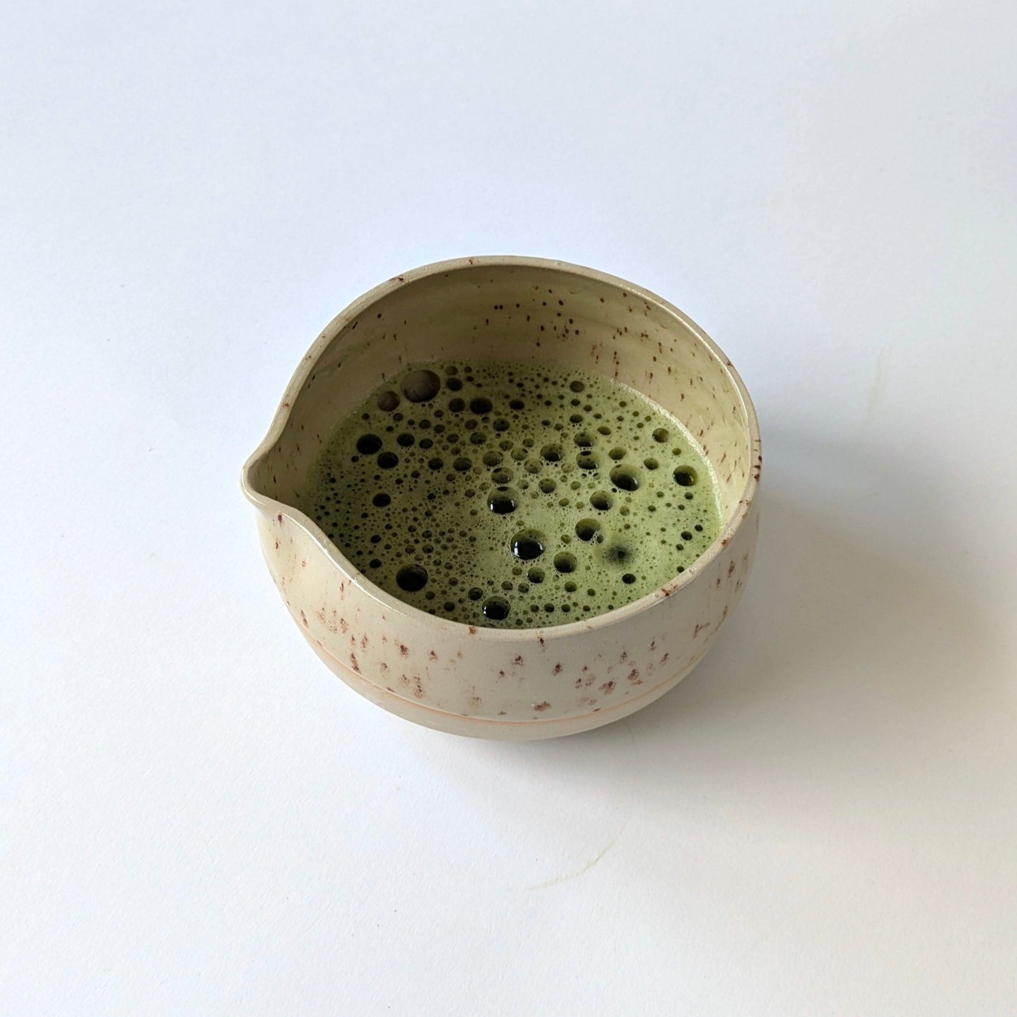 Matcha Set Schale und Becher - Dots Glossy