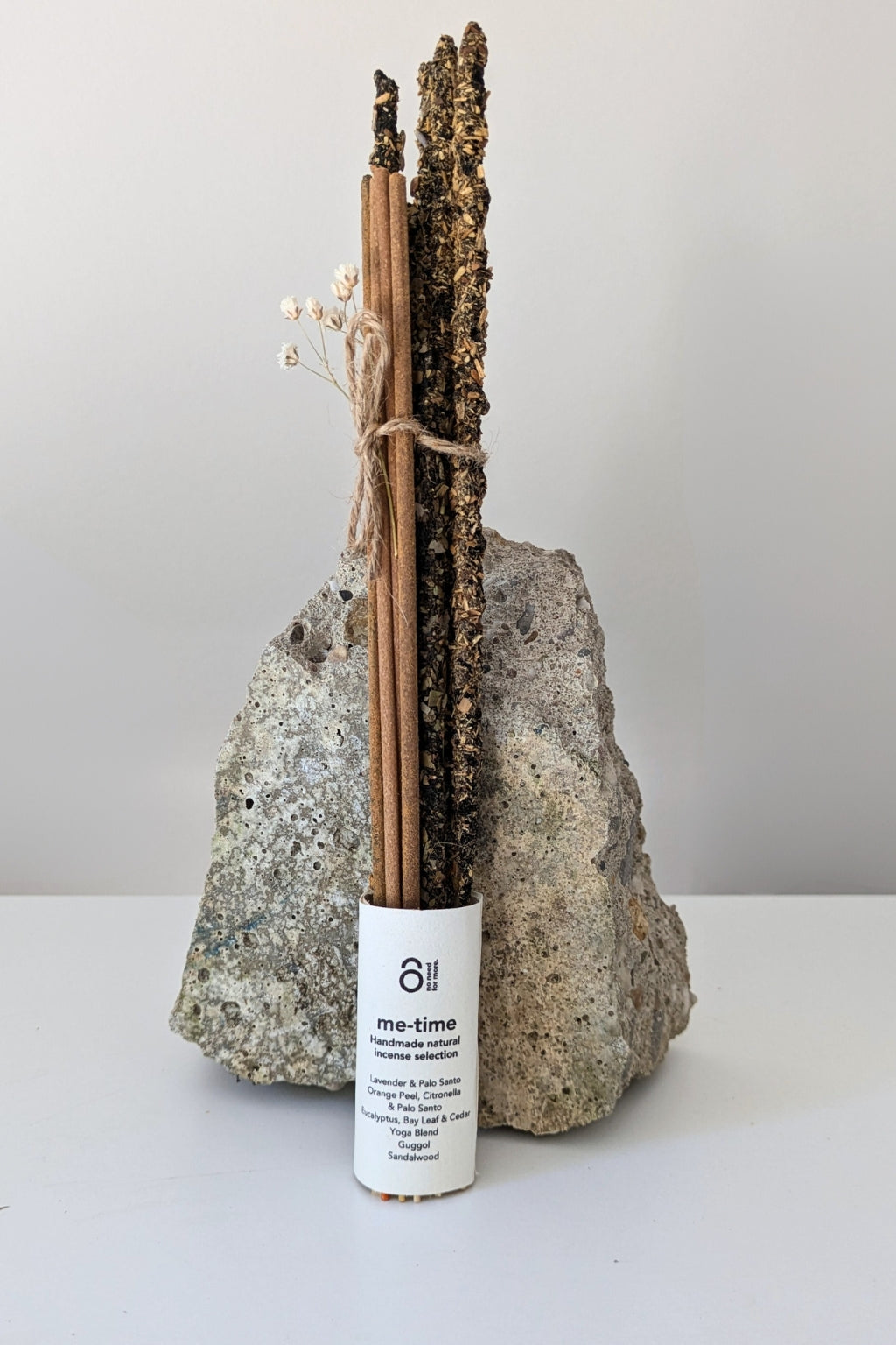 Incense Set: Palo Santo & Hand-Rolled Incense Sticks