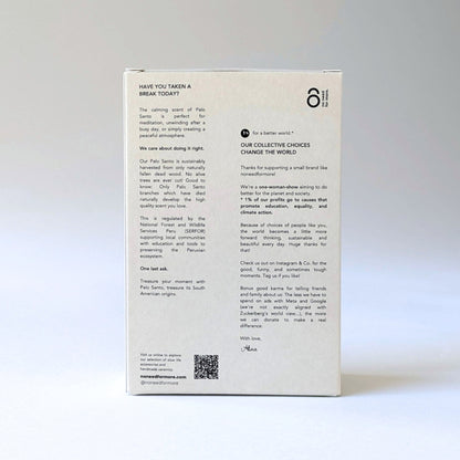 Palo Santo Holz Räucherwerk SERFOR Zertifiziert Nachhaltiger Anbau - Hoher Duftharzgehalt 