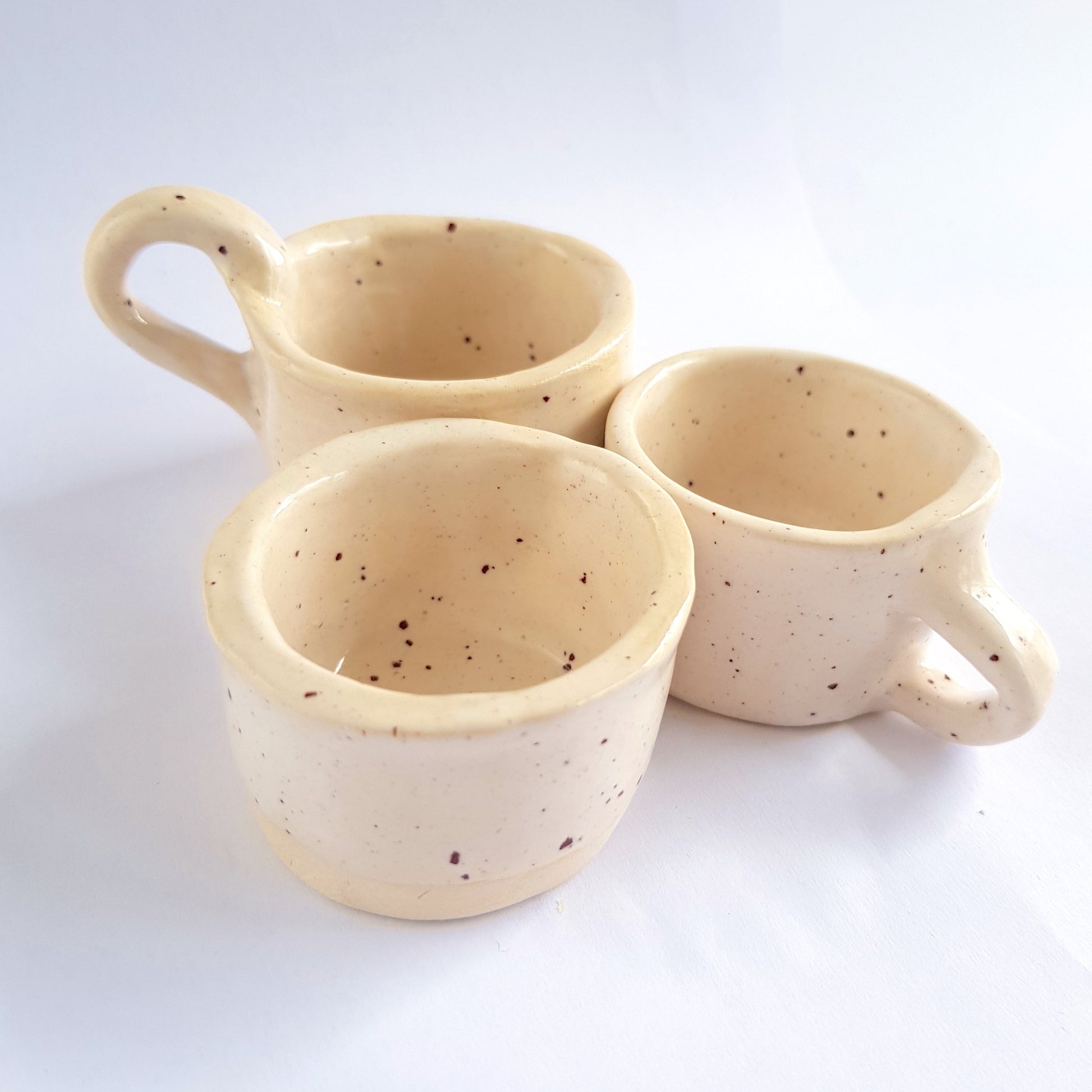 Handgefertigte Teelichthalter Beige – 3er-Set noneedformore –