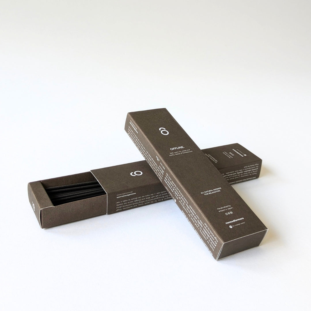Natural Incense Sticks Low Smoke - "Offline"