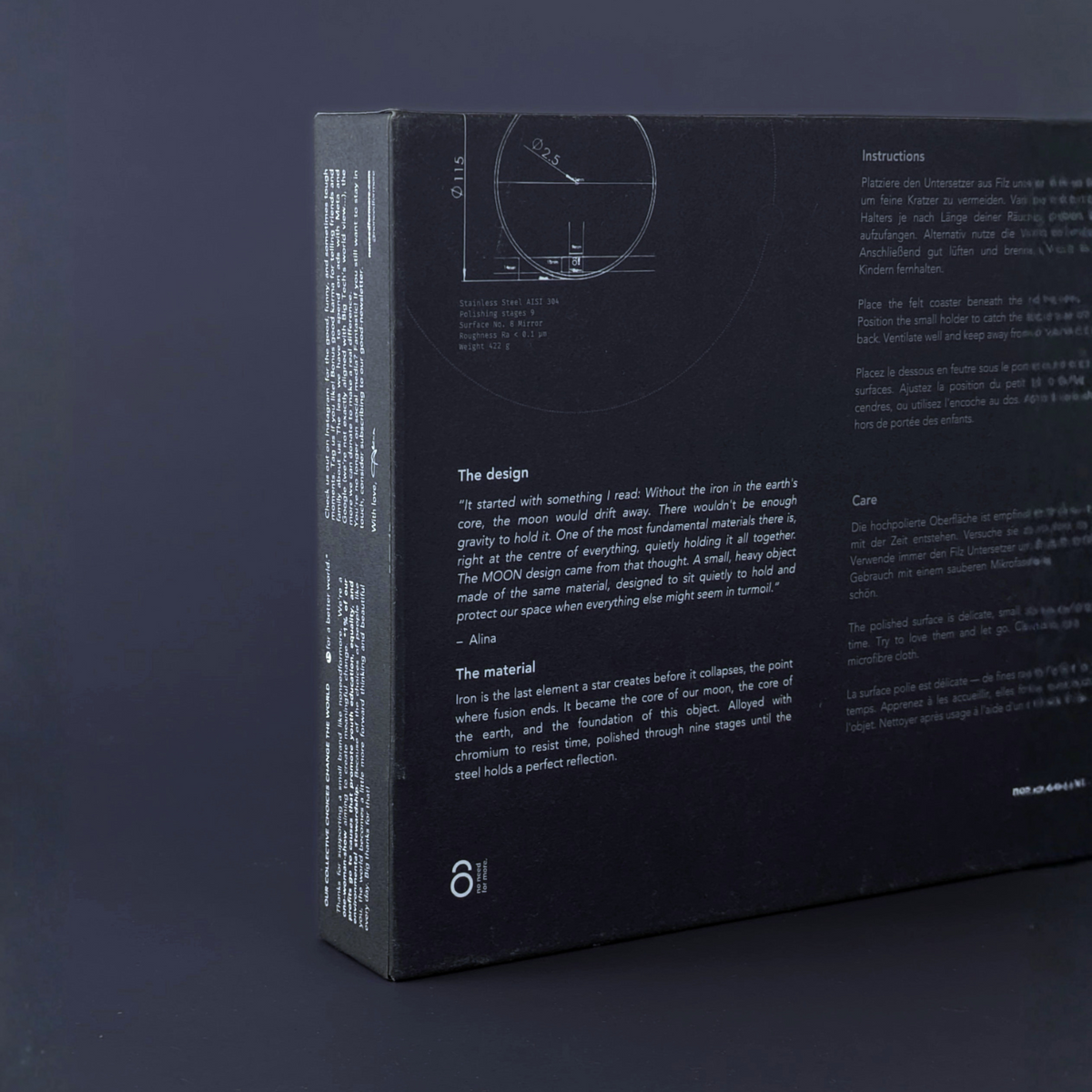 MOON Räucherhalter & Stillness Geschenkset