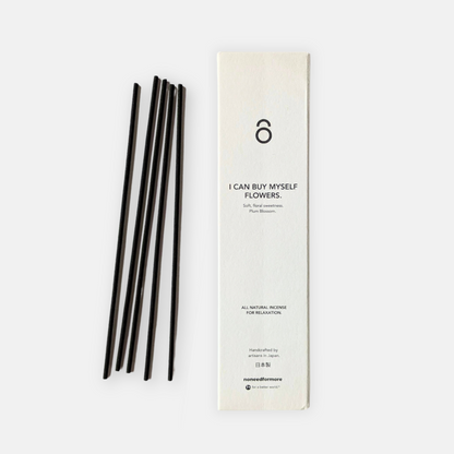 Duo - Porte-Encens & Bâtonnets d'Encens Naturels «I Can Buy Myself Flowers»