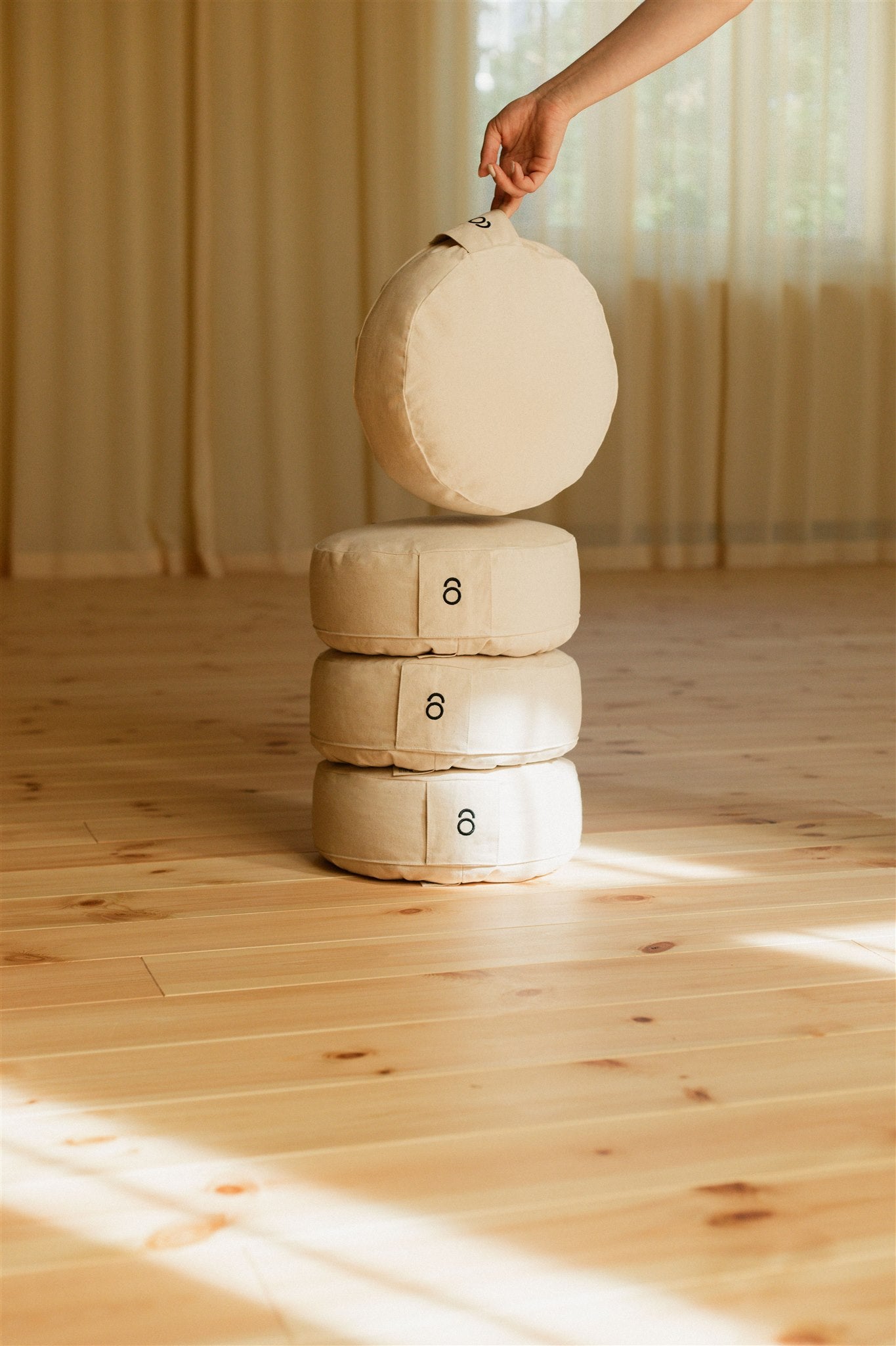 Yoga & Meditationskissen aus 100% Bio-Baumwolle