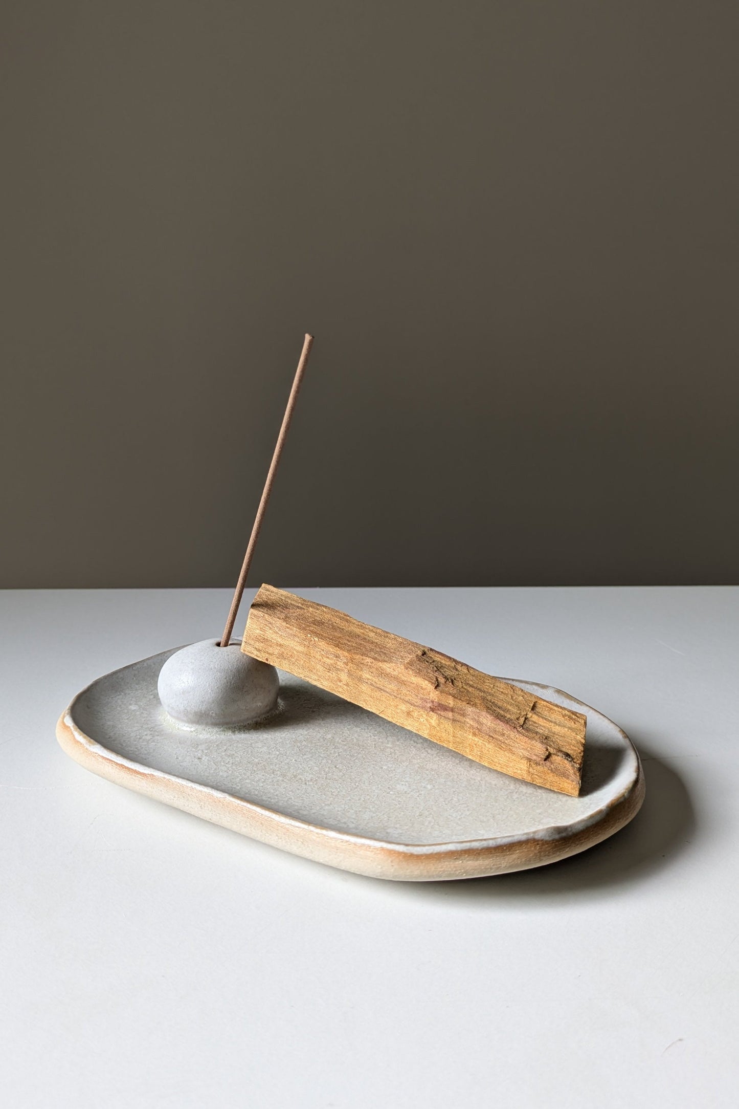 Handmade Incense & Palo Santo Holder - Oval