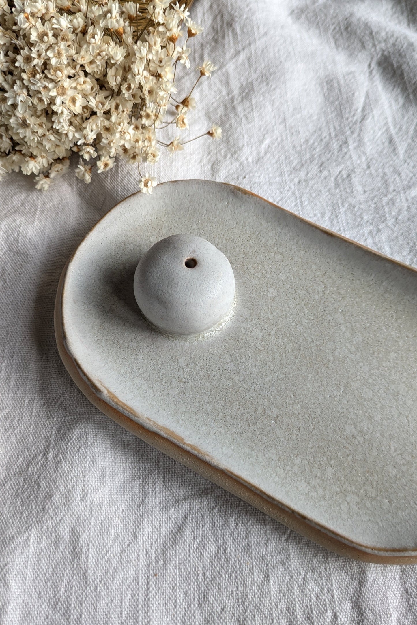 Handmade Incense & Palo Santo Holder - Oval