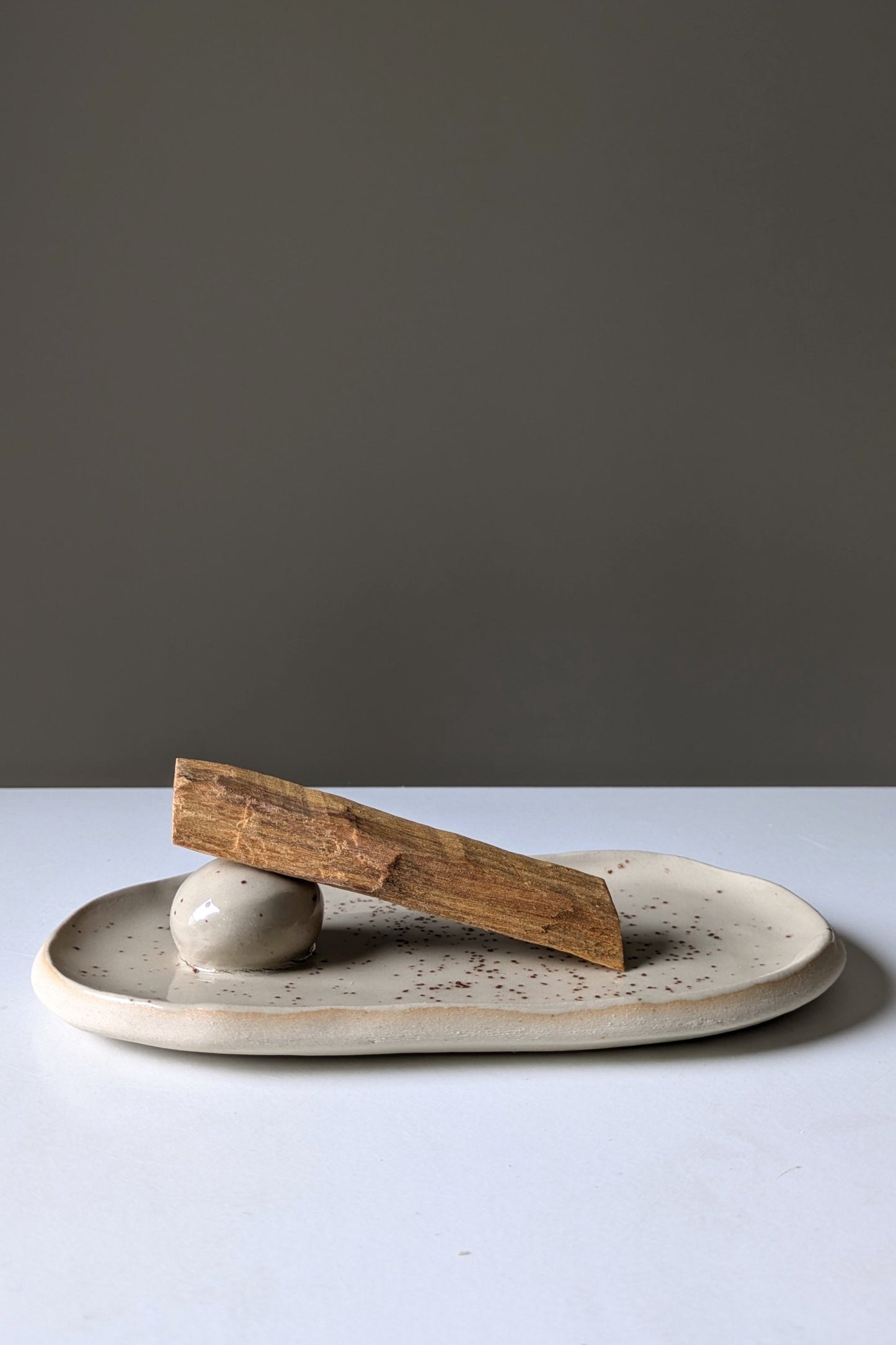 Handmade Incense & Palo Santo Holder - Oval