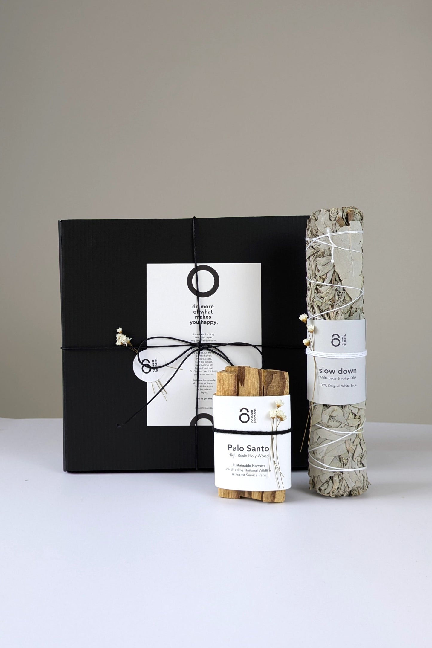 Incense Gift Set Palo Santo and White Sage