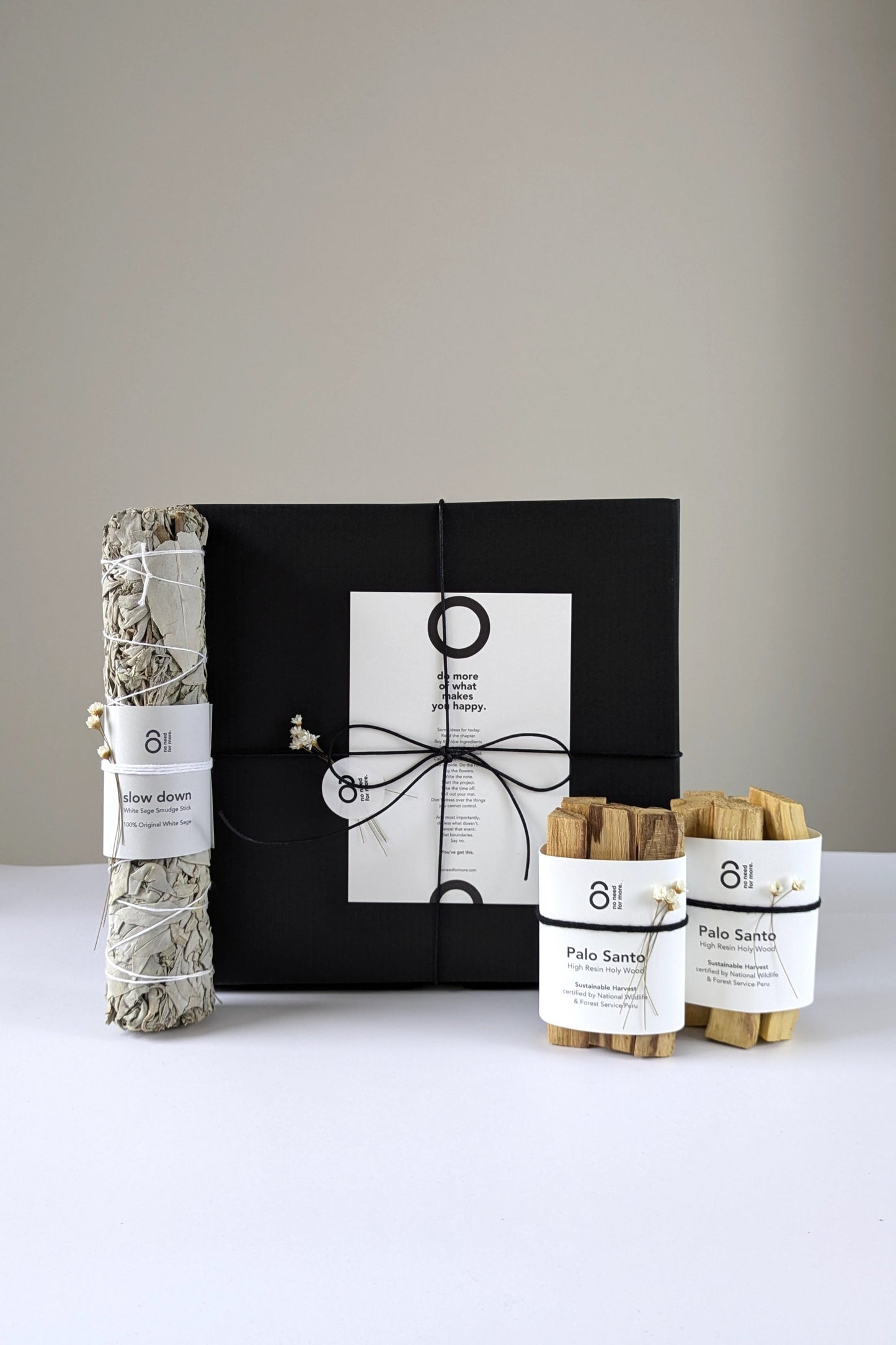 Incense Gift Set Palo Santo and White Sage