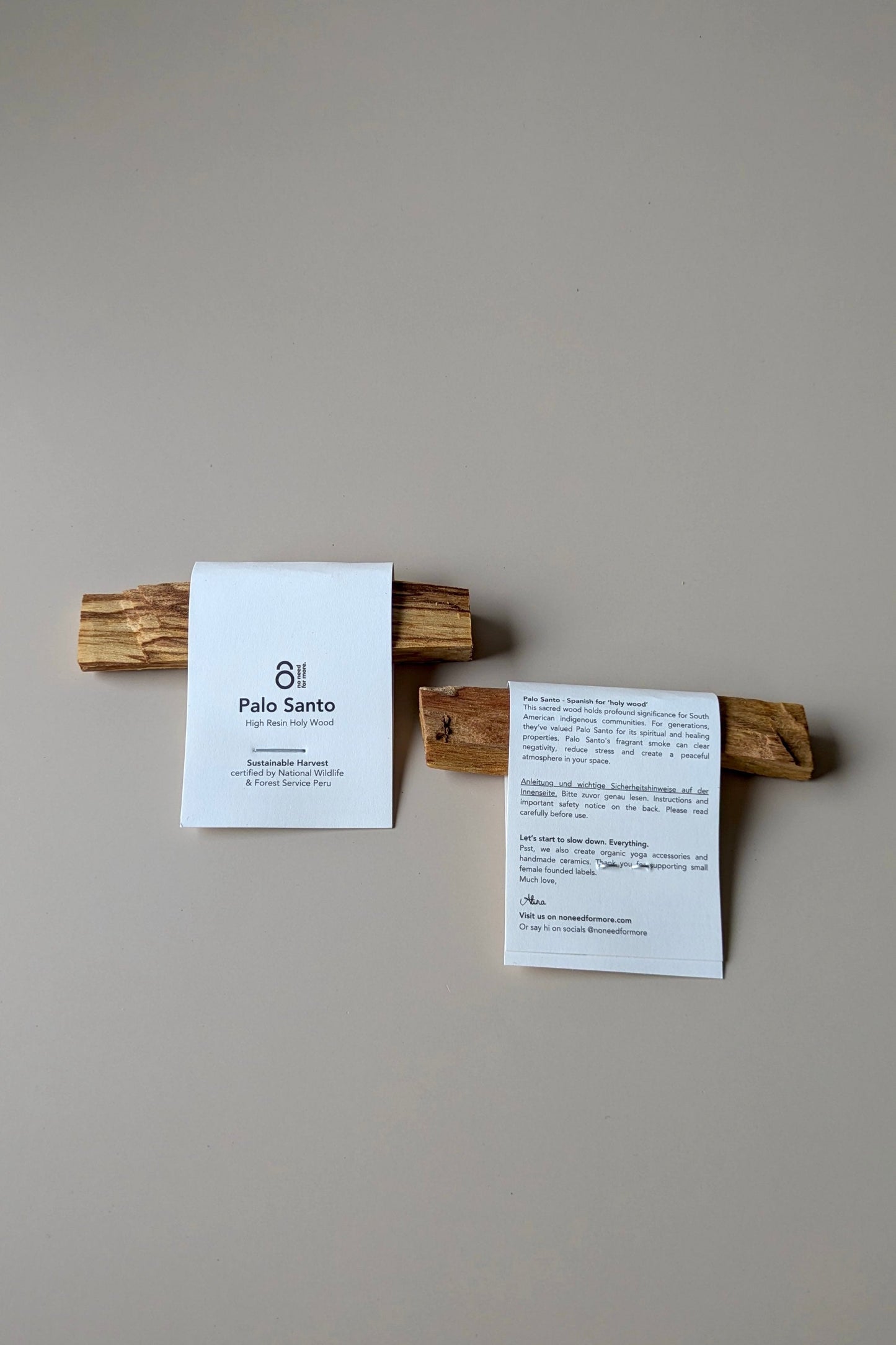 Palo Santo für Goodie Bags für Retreats und Veranstaltungen