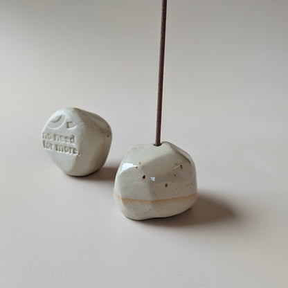 Duo - Porte-Encens & Bâtonnets d'Encens Naturels «I Can Buy Myself Flowers»