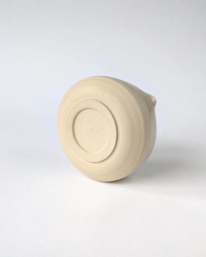 Handgedrehte Matcha Schale - Natural Clay