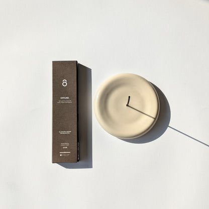 'Unhurried' - Set Räucherstäbchenhalter & Japanischer Räucherduft