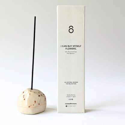 Duo - Porte-Encens & Bâtonnets d'Encens Naturels «I Can Buy Myself Flowers»